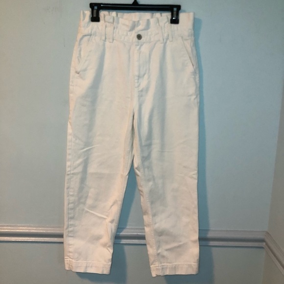 Zara Basic Z1975 Denim White Jeans Size 6 - Picture 1 of 8
